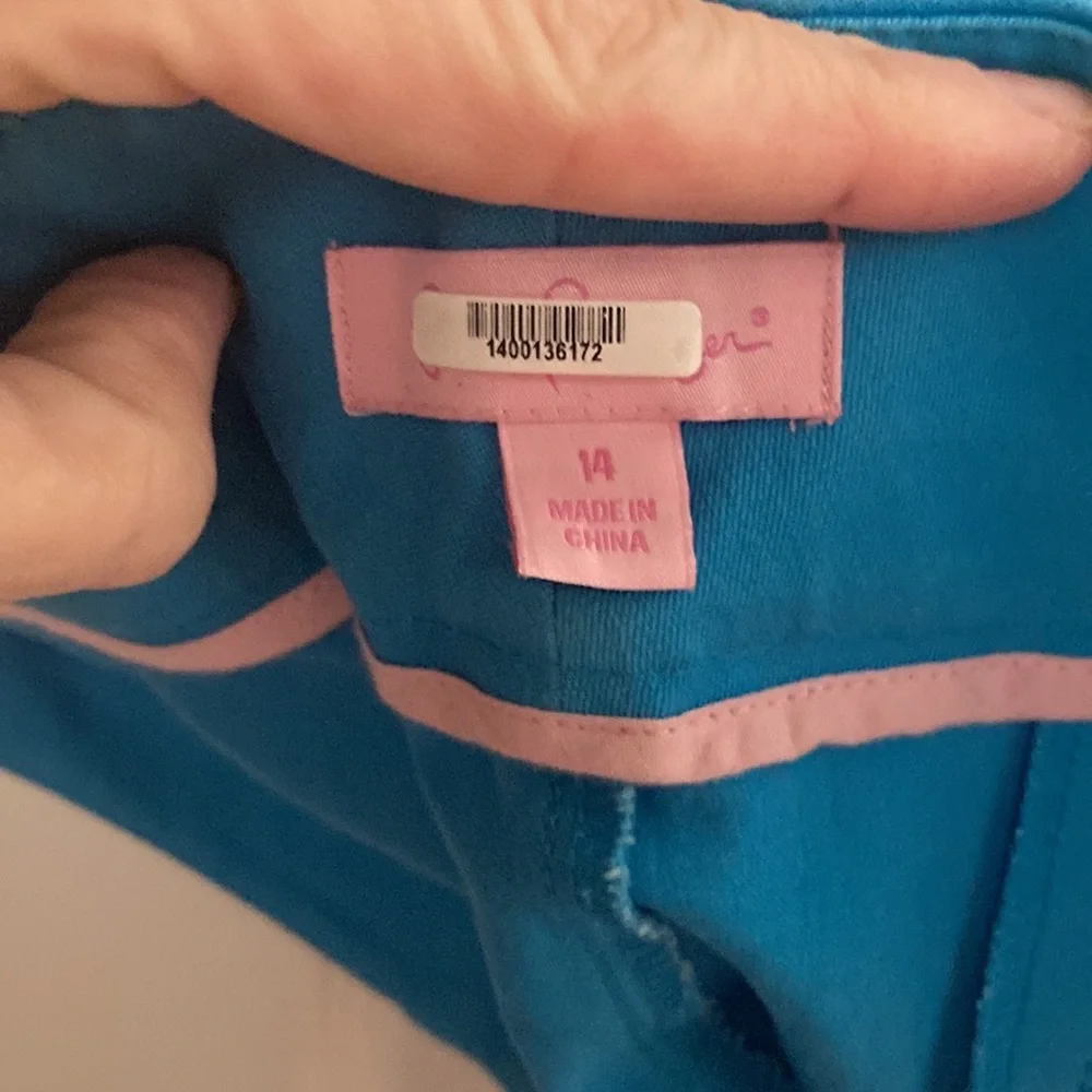Lilly Pulitzer Pants Size 14 Blue - Picture 2 of 3
